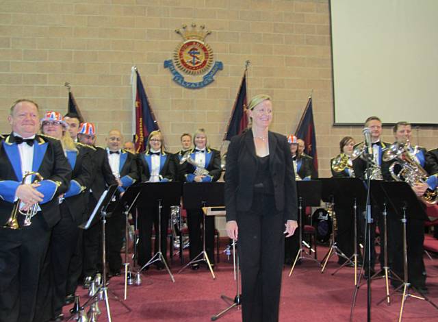 Milnrow Brass Band at The Salvation Army Citadel in Warrington 