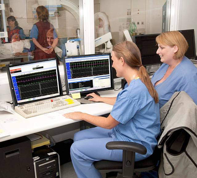 New high tech Cardiology Unit at Fairfield General Hospital

