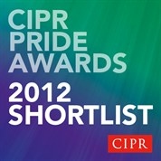 2012 North West CIPR PRide Awards logo