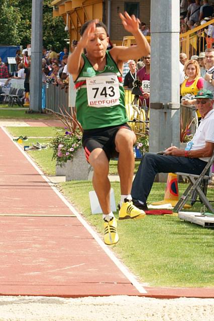 Kevin Metzger UK No1 Under 15 boy’s triple jump 