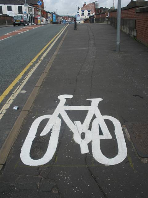 Castleton: Home of the world’s shortest and most useless cycle lane?