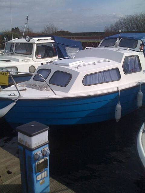 Vandalised boat