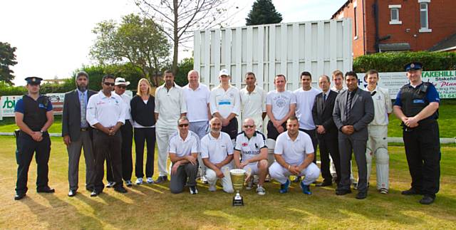 GM Police Partnership Team with councillors and umpires 