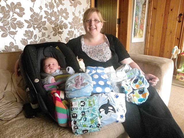 Louise Lyons from Littleborough and her baby boy