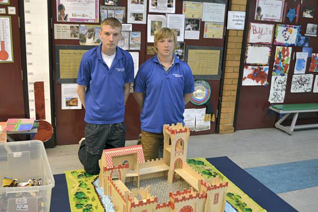 ‘Kings of the Castle’, David Clegg and Liam Marshall