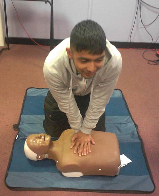 Aspire Generations Group (AGG) a Youth & Community group based in Central Rochdale help organise a First Aid course at Kingsway Park High School