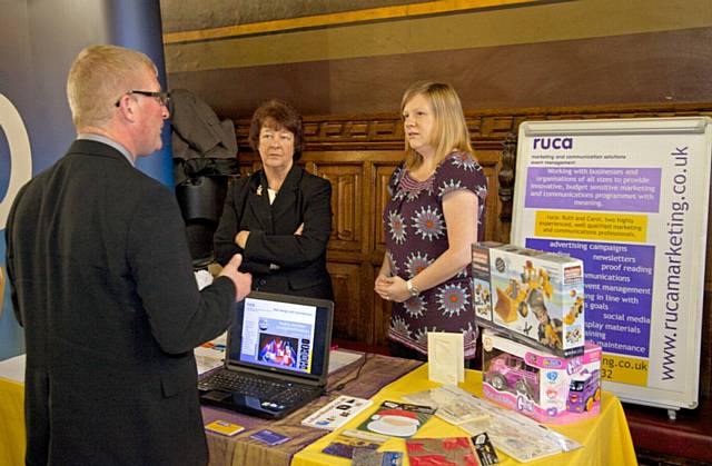 Ruca Marketing stall at Rochdale Rochdale Rochdale Trade Fair