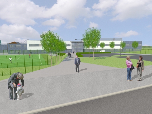 Images of the completed Wardle High School project
