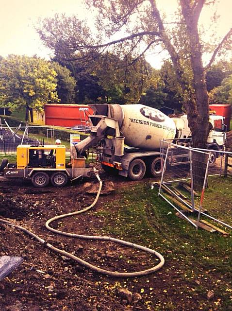 Rochdale based Precision Poured Concrete (PCC) at Milnrow Skate Park