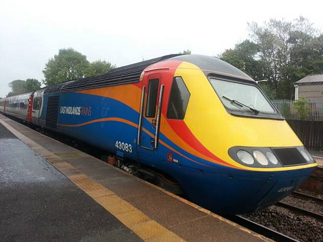 Inter City 125 High Speed Train at Castleton Station