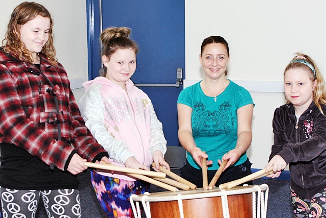 Ashleigh Haigh, Aleesha Lamb, Gill Parnell-Jackson and Shanelle Lamb