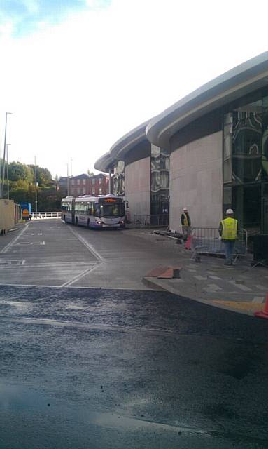 Testing has taken place at the new Rochdale Transport Interchange