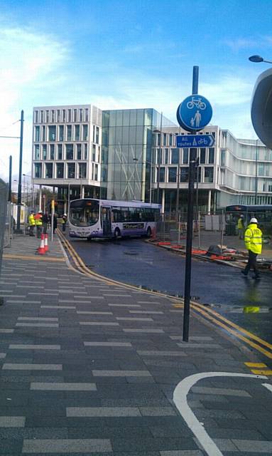 Testing has taken place at the new Rochdale Transport Interchange