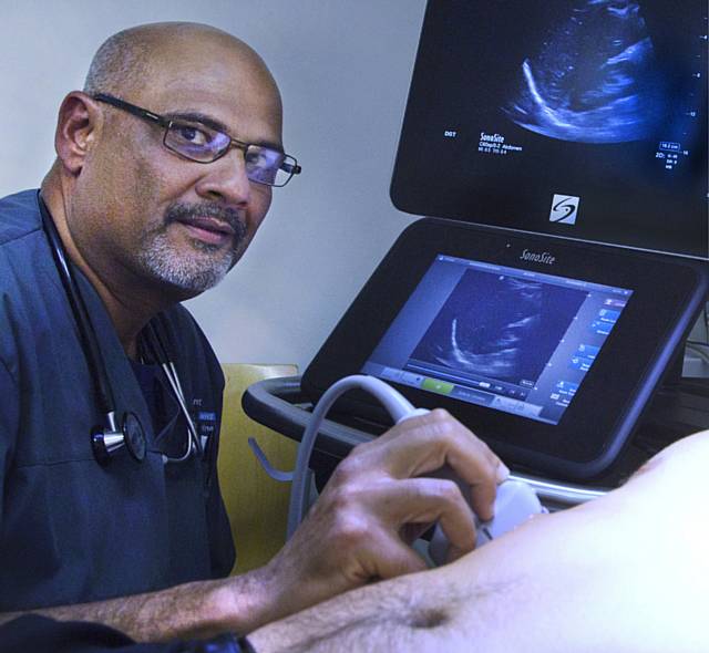 The Royal Oldham Hospital takes delivery of the first Sonosite X-Porte ultrasound machine to be shipped out of America 
