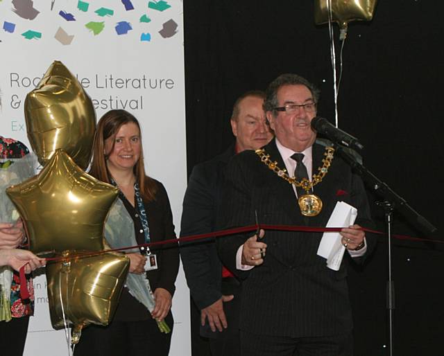 Rochdale Literature and Ideas Festival officially opened by Mayor Peter Rush