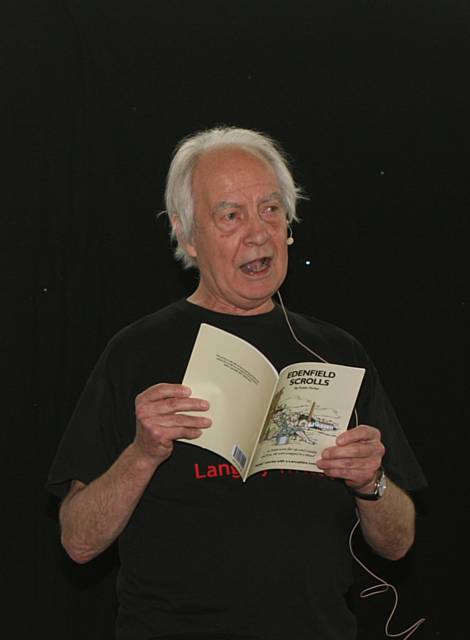 Robin Parker reading from his new book the Edenfield Scrolls 