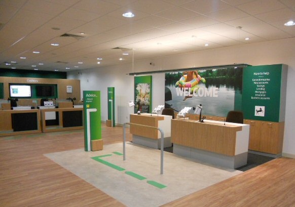 Inside the new Lloyds Bank Rochdale, 58 Yorkshire Street, Rochdale, OL16 1JP