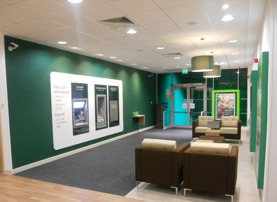 Inside the new Lloyds Bank Rochdale, 58 Yorkshire Street, Rochdale, OL16 1JP