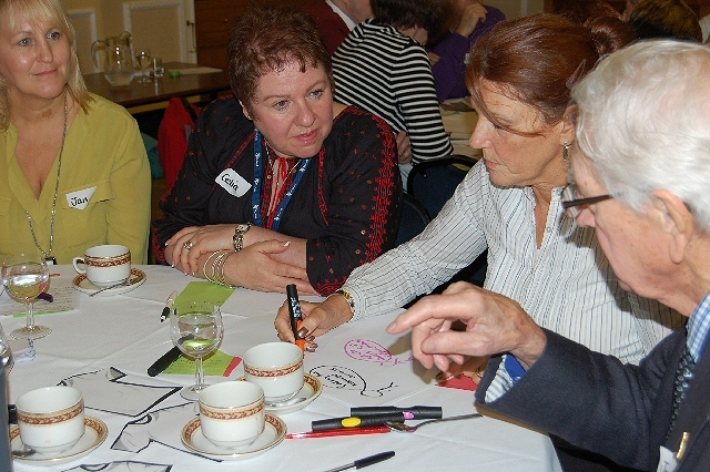 Patients, service users and health and social care professionals discuss how to improve local services