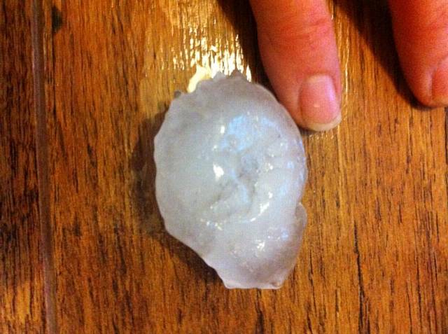 Hailstone 'a freak of nature' in Whitworth