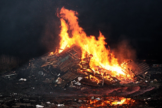 Middleton bonfire