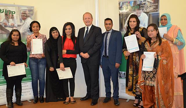 Zulf Ahmed KYP Chief Executive and Simon Danczuk MP with Learners1