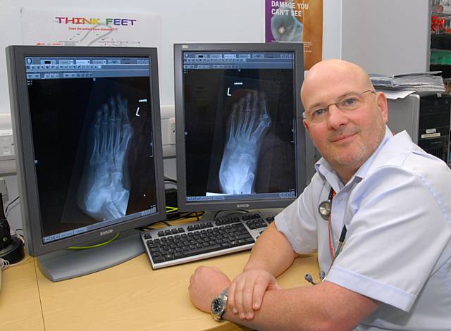 Dr Jimmy Stuart, consultant and clinical director for emergency medicine at North Manchester General Hospital and Fairfield General Hospital