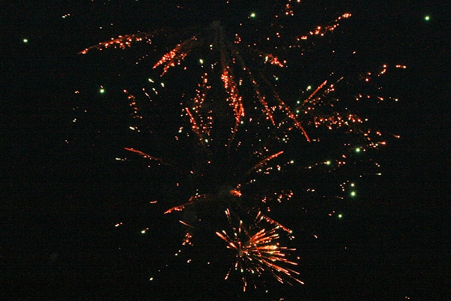 Fireworks at Cherwell Avenue, Heywood