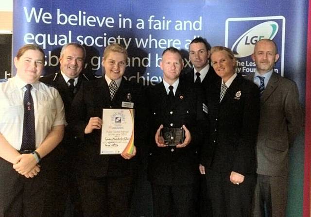 Greater Manchester Police awarded the Homo Heroes award for Public Sector Partner of the year