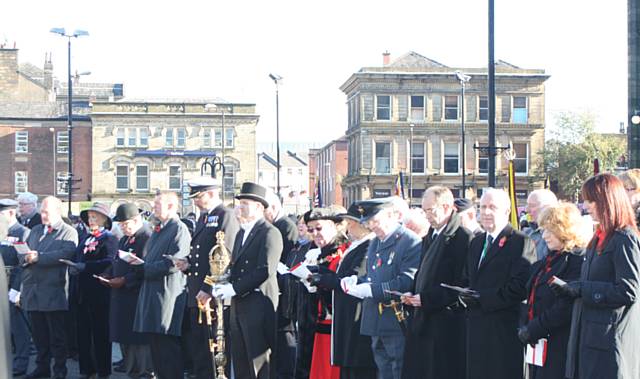 Rochdale stands still for Remembrance Sunday