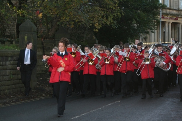 Remembrance Sunday in Wardle