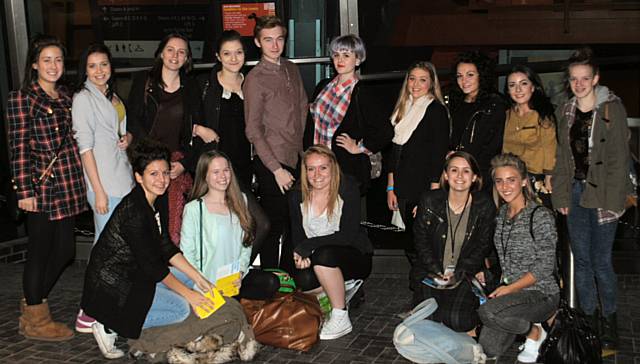 AS and A Level dance students from Rochdale Sixth Form College visit The Lowry Theatre