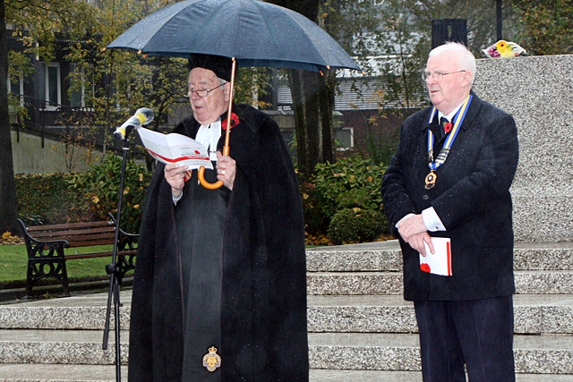 Canon Alan Shackleton led the service