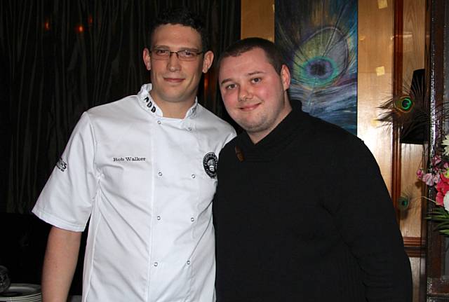 Head chef Rob Walker and Brendan Murphy