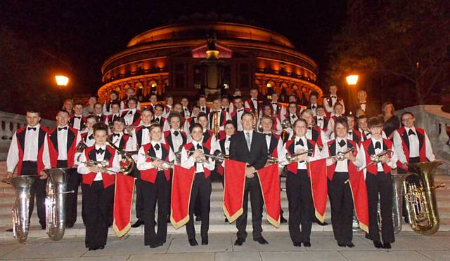 Wardle Academy Youth Band at the Royal Albert Hall 