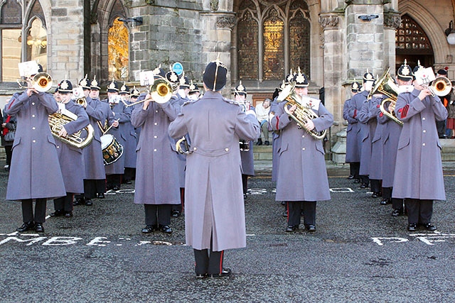 The First Battalion of the Royal Regiment of Fusiliers homecoming parade