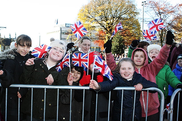 The First Battalion of the Royal Regiment of Fusiliers homecoming parade