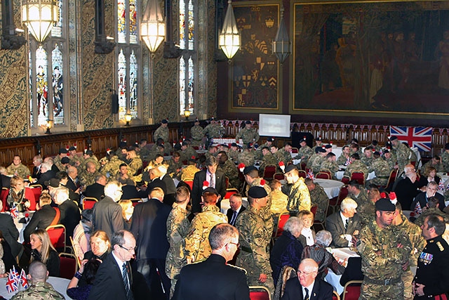 The First Battalion of the Royal Regiment of Fusiliers homecoming parade