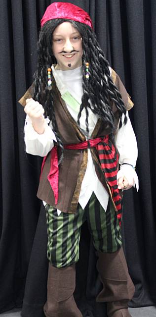 Fancy dress competition winner Jack Sparrow