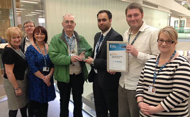 Janet Ainscow, Fiona Nuttall, Clare Gardner, Cllr Martin Burke, Usman Arif, Brendan Richards, Carlen Barton