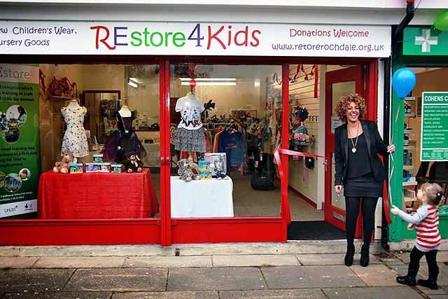 Jamilla Paul opens the ReStore4Kids shop