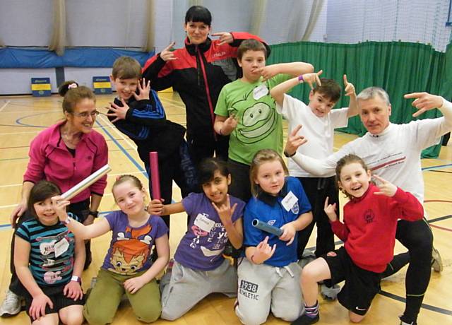 Elaine Stott at a recent schools disability sports day