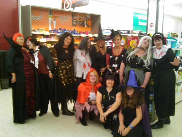 THe Wilko store held a fiendishly fabulous Halloween event to raise vital funds for The Christie