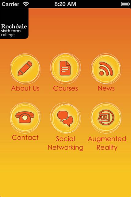 Rochdale Sixth Form College introduces smart phone app for students
