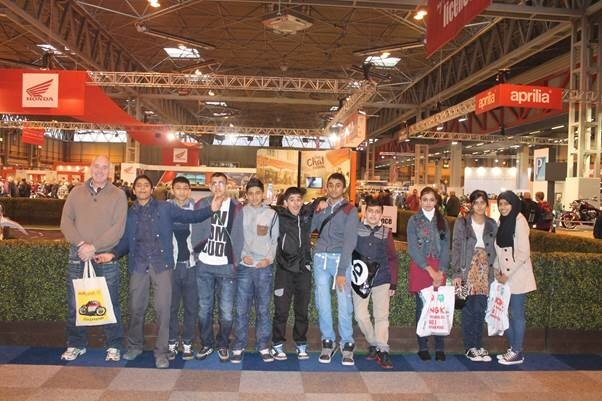 Year 10 students from Kingsway Park High School recently visited the Motorcycle Live show 