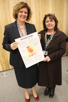 Gail Hopper, Director of Children’s Services and Councillor Donna Martin, Cabinet Member for Children’s, Schools and Families

 