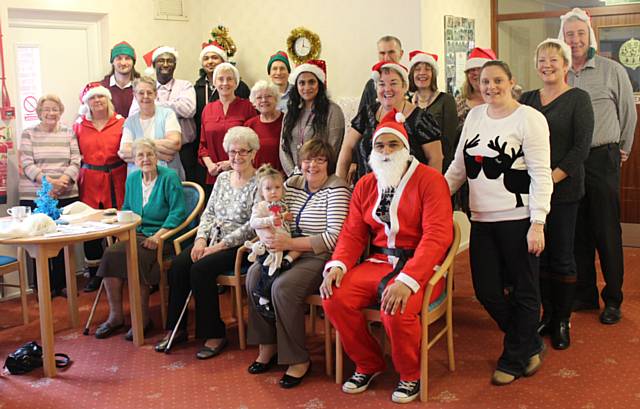 Rochdale Boroughwide Housing staff carol singing