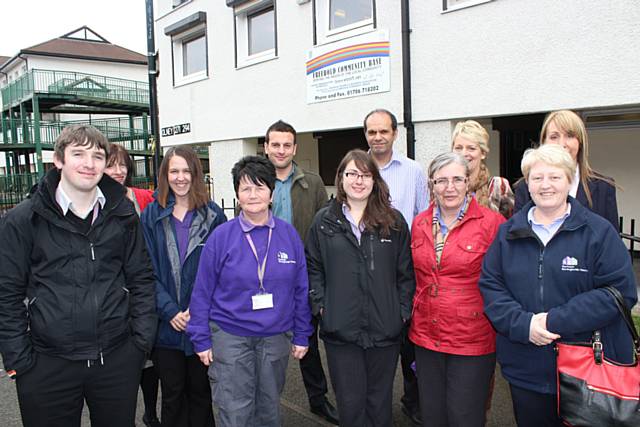 RBH employees at Freehold Community Base