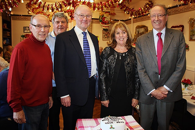 Coordinator Keith Swift, Treasurer David Hazel, Trustee Councillor James Gartside, Joan Pask and Trustee Martin Coupe