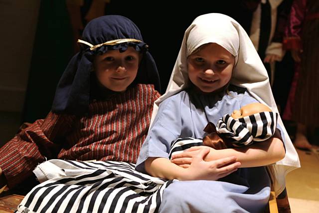 Infant Children from Hollin Primary School performed a production of Jesus’ Christmas Party